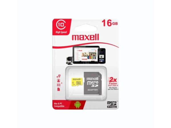 MEMORIA MAXELL MICRO SD 16GB CLASS 10