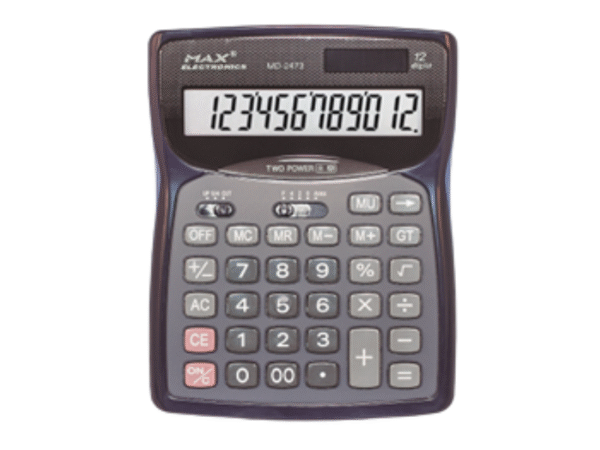 Calculadora MAX MD-2473 12 dígitos.