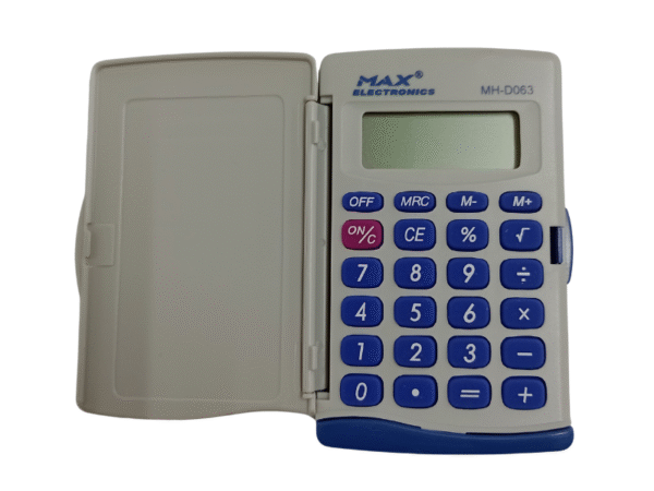 Calculadora MAX MH-D063 (CON TAPA) 8 dígitos.