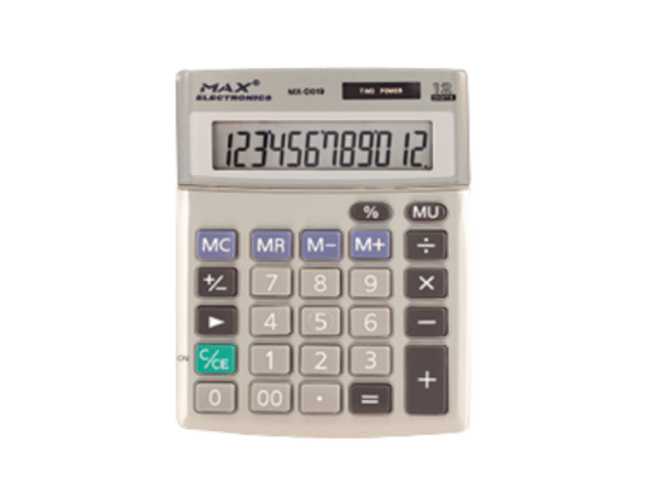Calculadora MAX MX-D019 12 dígitos.