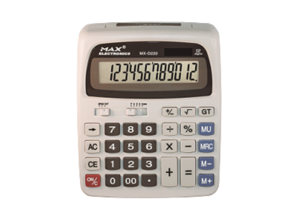 Calculadora MAX MX-D220 12 dígitos. - Imagen 2