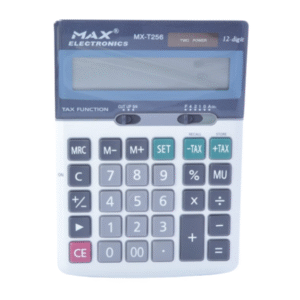 Calculadora MAX TAX FUNCTION MX-T256 12 dígitos.