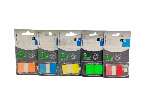 BANDERIN CON DISPENSADOR x 50HJ 25x43mm INFO NOTES