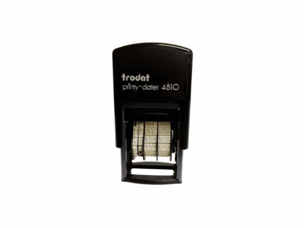 FECHADOR AUTOENTITABLE TRODAT  CON TAMAÑO DE FUENTE 3.8 MM