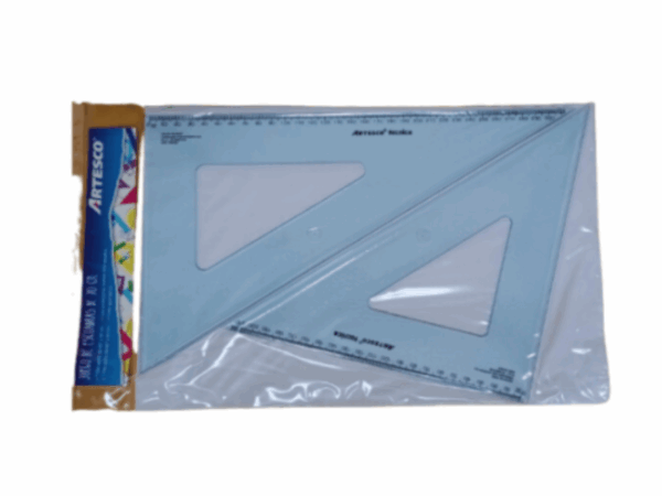 JUEGO DE ESCUADRA 30 CM ARTESCO