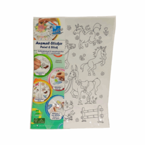 Hoja Adhesiva para Colorear 210X297MM 5 Diseños X 2HJ DE CADA DISEÑO