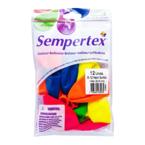 Globos SEMPERTEX Neón surtido R-12 x 12 unidades