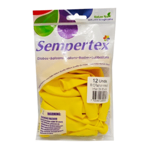 Globos SEMPERTEX Amarillo R-12 x 12 unidades
