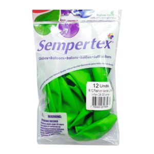 Globos SEMPERTEX Verde R-12 x 12 unidades