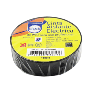Cinta aislante negra